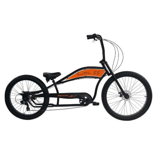 LOWRIDER 7 SPEED CHOPPER BEACH CRUISER BIKE RETRO